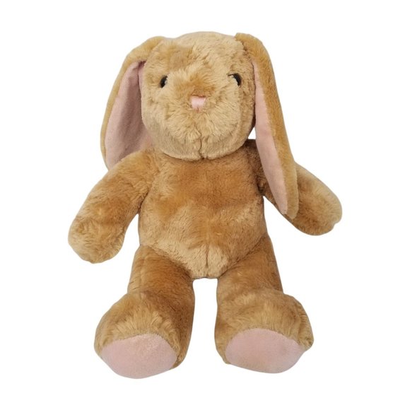 Build A Bear Workshop Other - Build A Bear Workshop Bunny Rabbit Plush 16" Stuffed Animal Toy Tan Pink BAB